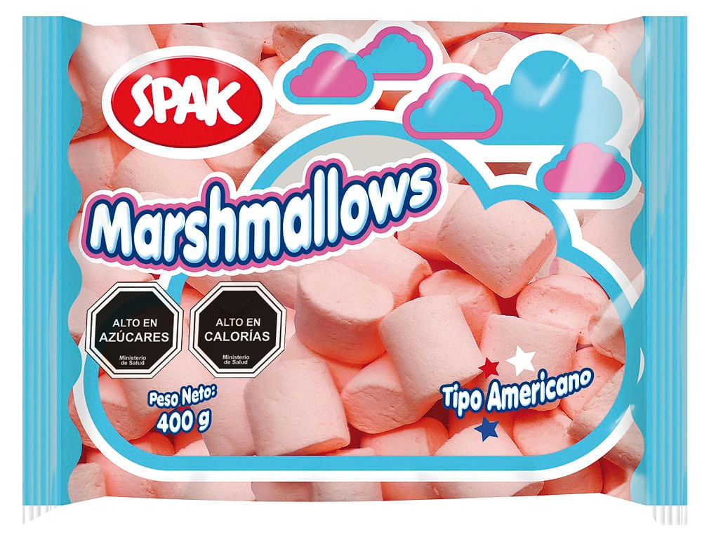 Marshmallow rosa tipo americano