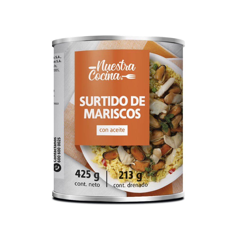 Surtido de mariscos en aceite | Alvi