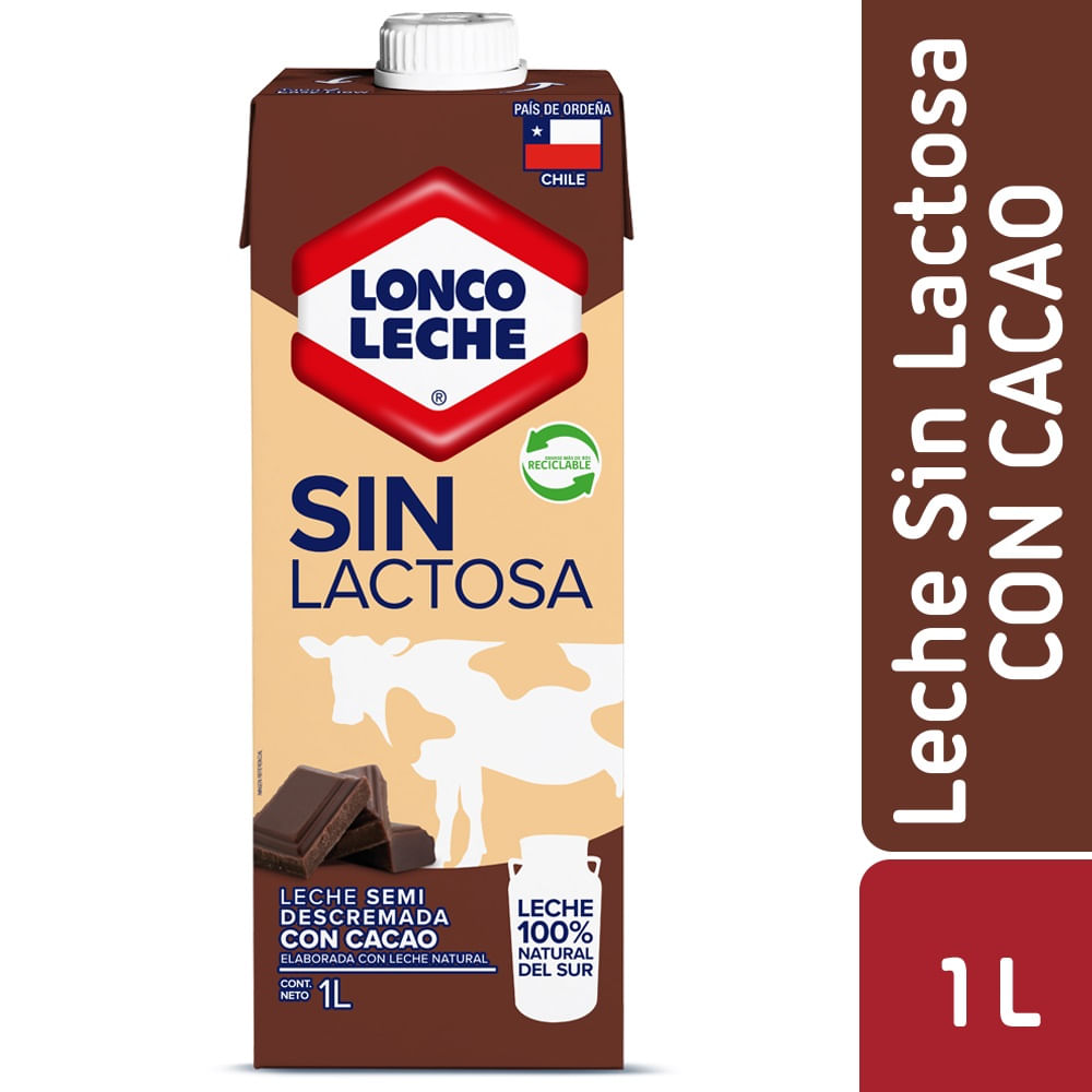 Leche Entera Sin Lactosa 1 Lt Colun, Pack 6